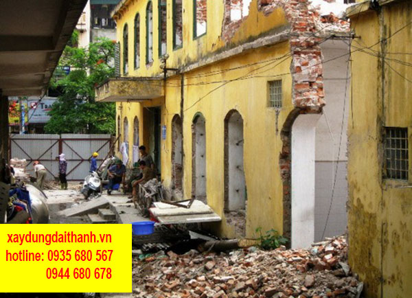 thi công đập phá, tháo dỡ nhà cũ tại quận Gò Vấp