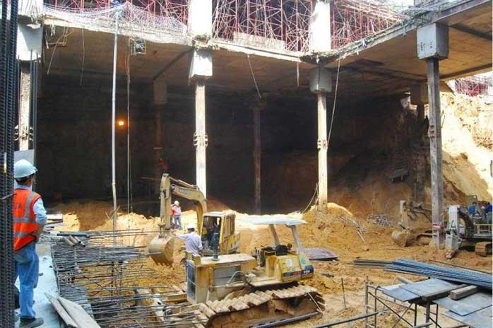 Đơn vị thi công đào đất tầng hầm