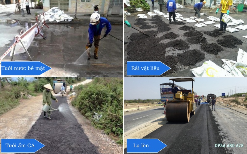 hướng dẫn thi công bê tông nhựa nguội carboncor asphalt; 